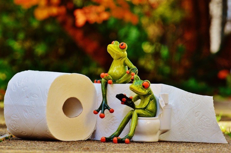 Toilettenrollstuhl Test