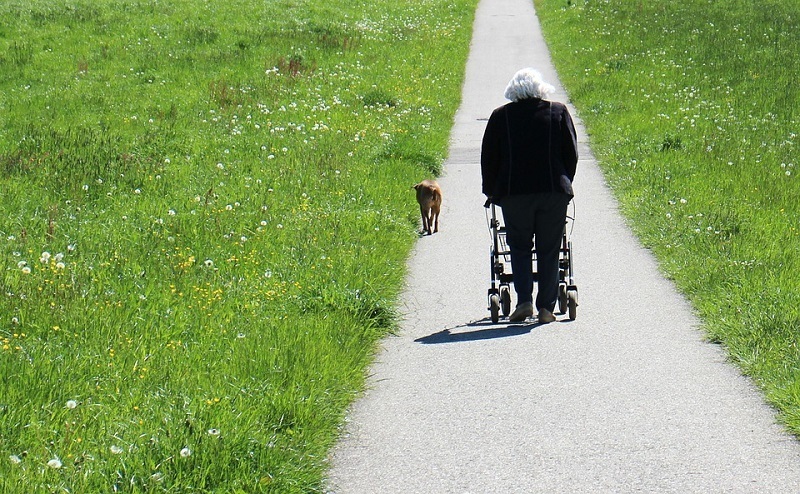 Rollator richtig benutzen